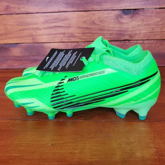 Nike Air Zoom Mercurial Vapor 15 Elite Soccer Cleats Men 5 Women 6.5 FJ7198-300